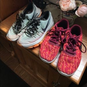 Two pair size 5Y boys Nikes